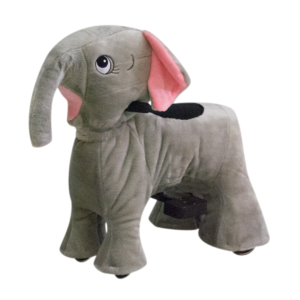 Bicho De Pelucia Motorizado Elefante P - 110V/220V - Cinza