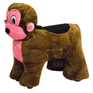 Bicho De Pelucia Motorizado Macaco P - 110V/220V - Marrom