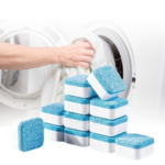 Pastilha Tablete Limpar Higienizar Máquina Lavar Roupa - 12pçs