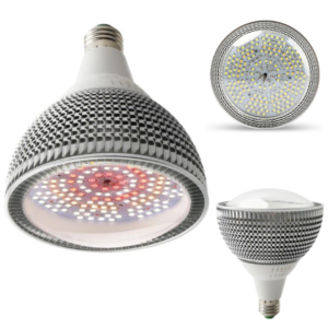 Led Grow Full Spectrum 150w Ir Luz Discreta Branca Flora Veg