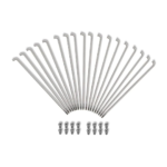 36 Raio Traseiro 4mm Cromado Moto Titan Fan 125 150 160 Tmac