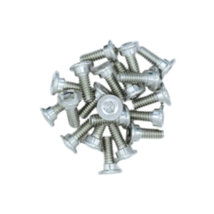 100 Parafuso Allen Inox Chato 1/4 20mm Dobradiça Vidraçaria