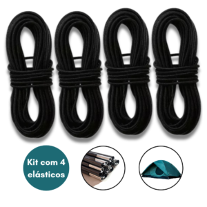 Elástico Para Varetas Barraca Camping Nautika - 2,5mm - 7m - 4un