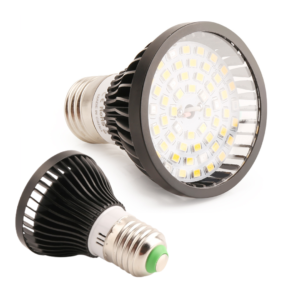 Kit C/2 Led Grow Full Spectrum 40w E27 Ir Uv Indoor Estufa - Bivolt - Amarelo, Branco, Vermelho, Azul, UV, IR