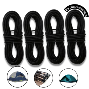 Elástico Para Varetas Barraca Camping Nautika - 2,5mm - 12m - 4un