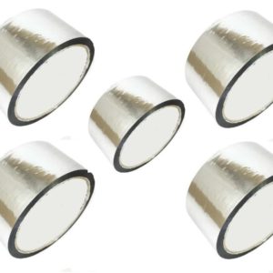 Fita PP Aluminizada 48mm x 40m - 5pçs