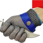 Luva De Segurança Malha Aço Inox Açougue Anti-corte P M G Gg - M