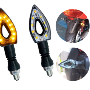 Par De Pisca Led Moto Cg Yamaha Honda Fazer Universal Tmac