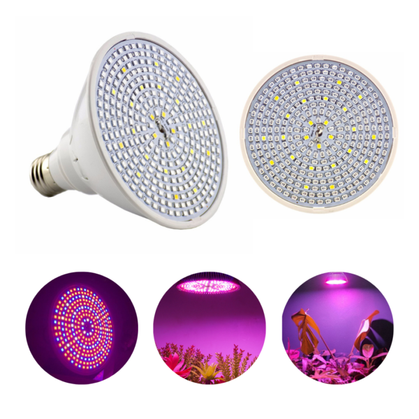 Led Grow 100w E27 Bivolt Full Spectrum Lâmpada Indoor Estufa - LEDZ100W001