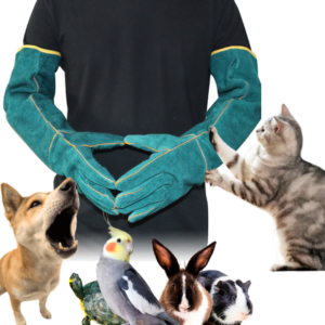 Luva Anti Mordida Cachorro Gato Pet Shop Banho Tosa Animais