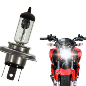 Lâmpada H4 Farol Moto Universal Crystal Halógena Biodo 35w