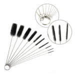 Kit Mini Escova Limpeza Furo Chuveiro Desentupir 10 Unidades