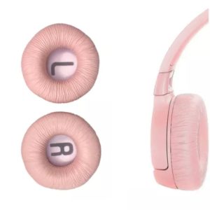Almofada Espuma Compatível P/ Jbl Tune600 T500 T500bt T450bt Jr300bt 7cm - Orelha Rosa