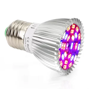 Led Grow 28w Indoor Estufa Bivolt E27 Full Spectrum Uv Ir