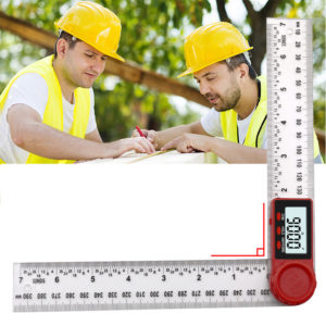 Medidor Digital Transferidor Ângulo Goniômetro 20cm Esquadro