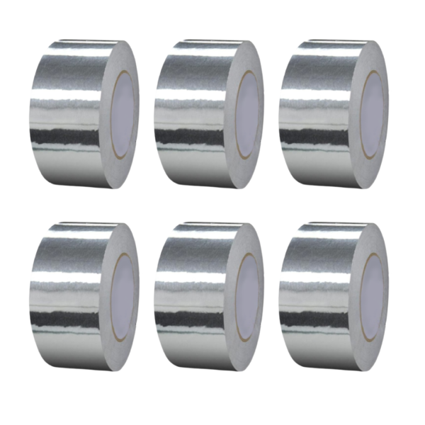 Fita PP Aluminizada 48mm x 40m - 6pçs