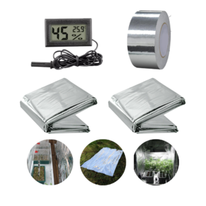 Kit Grow Cultivo C/2 Mylar Isolante C/ Higrometro C/ Fita 2,10x1,40m