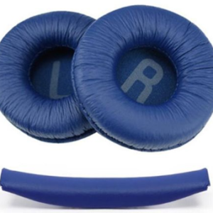 Kit Espuma Compatível Jbl Tune600 T500 T500bt T450bt Jr300bt - Azul Kit Espumas