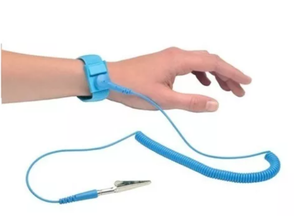 Kit 3 Pulseiras Anti Estática Profissional Aterramento Esd