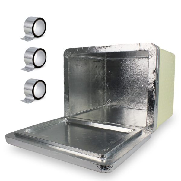 Fita PP Aluminizada 48mm x 50m - 3pçs