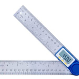 Medidor Digital Transferidor Ângulo Goniômetro 20cm Aço Inox