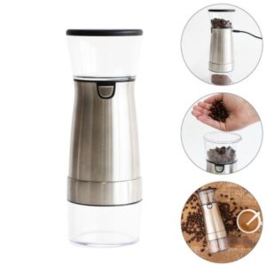 2 Moedor De Cafe Eletrico Ceramica Expresso Recarregavel Usb